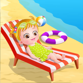 Klik en speel – Zo eenvoudig is het! Baby Hazel op het Strand