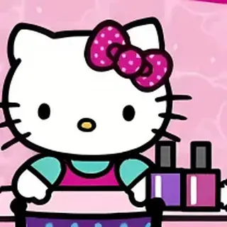 Klik en speel – Zo eenvoudig is het! Hello Kitty Nagelsalon